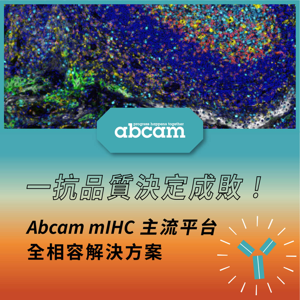 【TME 專題】一抗品質決定成敗！Abcam mIHC 主流平台全相容解決方案 | Abcam